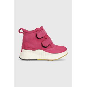 Detské zimné topánky Sorel CHILDRENS OUT N ABOUT™ CLASSIC WP ružová farba