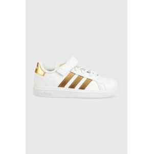 Detské tenisky adidas GRAND COURT 2. biela farba