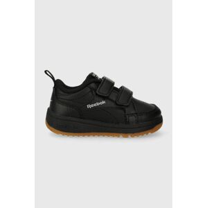 Detské tenisky Reebok Classic CLASP LOW čierna farba