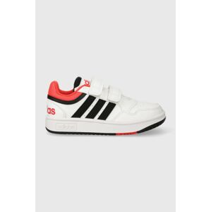 Detské tenisky adidas Originals HOOPS 3.0 CF C biela farba