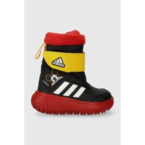 Detské snehule adidas Winterplay Mickey I čierna farba