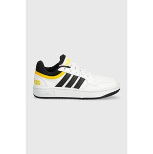 Detské tenisky adidas Originals HOOPS 3.0 K biela farba