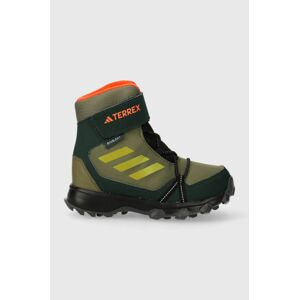 Outdoorová obuv adidas TERREX TERREX SNOW CF R.RD zelená farba