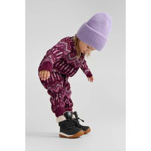 Detské zimné topánky Reima 5400035A.9BYX Samooja čierna farba