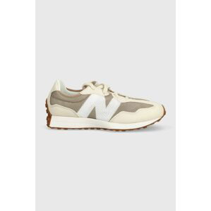 Tenisky New Balance GS327MT hnedá farba