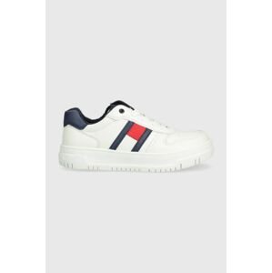 Detské tenisky Tommy Hilfiger biela farba