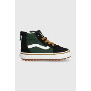 Detské tenisky Vans VN0A5HZ3BOQ1 TD SK8-Hi Zip MTE-1 RPST čierna farba