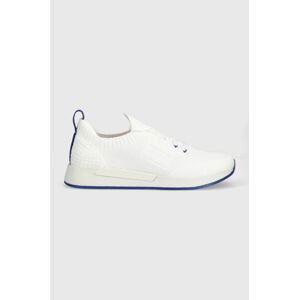 Tenisky Tommy Jeans TJM KNITTED RUNNER biela farba, EM0EM01225