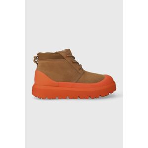 Topánky UGG Neumel Weather Hybrid pánske, hnedá farba, 1143991