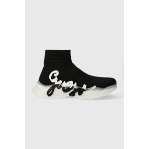 Tenisky Guess BELLUNO SOCK čierna farba, FM8LAS FAL12