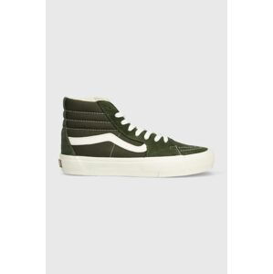 Tenisky Vans SK8-Hi VR3 pánske, zelená farba, VN0005UN50K1