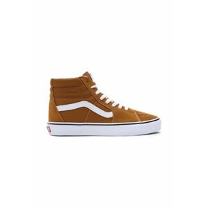 Tenisky Vans SK8-Hi pánske, hnedá farba, VN0007NS1M71