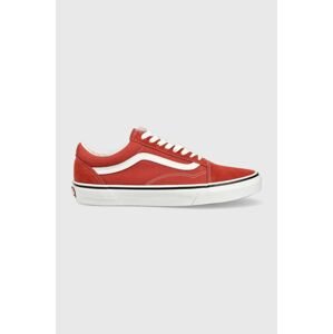 Tenisky Vans Old Skool červená farba, VN0005UF49X1