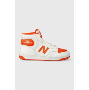 Tenisky New Balance BB480SCA biela farba