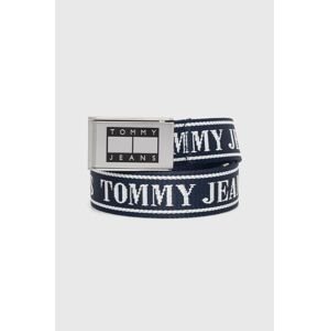 Opasok Tommy Jeans pánsky, tmavomodrá farba