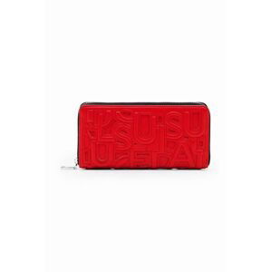 Peňaženka Desigual dámsky, červená farba