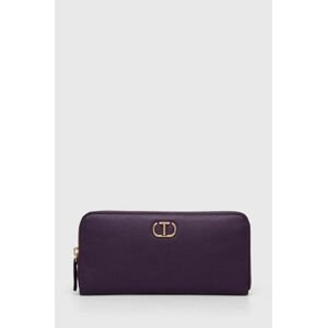 Peňaženka Twinset dámsky, fialová farba