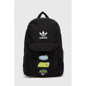 Detský ruksak adidas Originals x Andre Saraiva čierna farba, veľký, vzorovaný