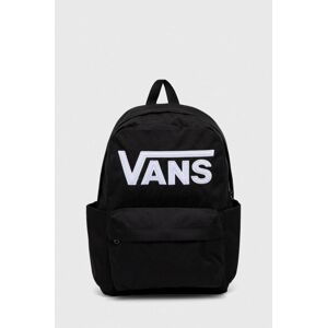 Detský ruksak Vans NEW SKOOL BACKPACK čierna farba, malý, vzorovaný