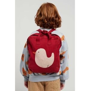 Detský ruksak Bobo Choses červená farba, malý, s potlačou