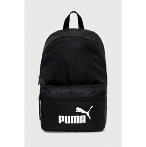 Ruksak Puma čierna farba, malý, jednofarebný