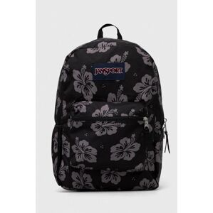 Ruksak Jansport čierna farba, veľký, vzorovaný