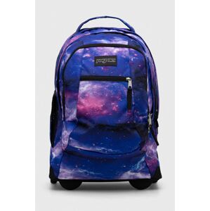 Ruksak Jansport tmavomodrá farba, veľký, vzorovaný