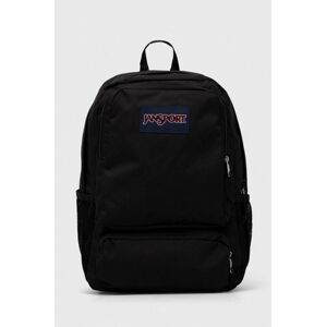 Ruksak Jansport čierna farba, malý, s nášivkou