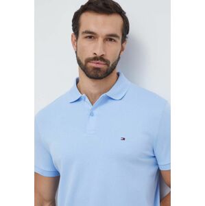 Bavlnené polo tričko Tommy Hilfiger jednofarebný