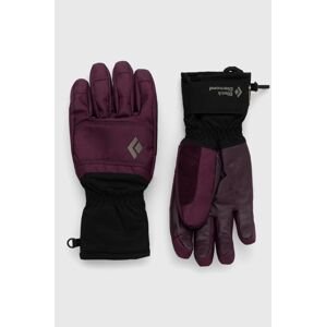 Lyžiarske rukavice Black Diamond Mission fialová farba