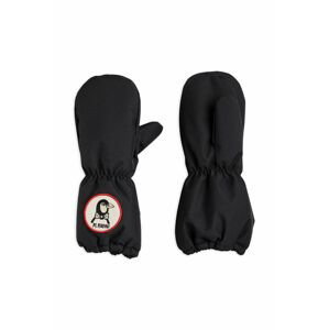 Detské rukavice Mini Rodini čierna farba