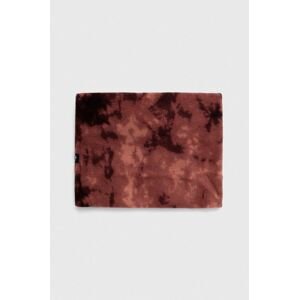 Šál komín Volcom dámsky, bordová farba, vzorovaný