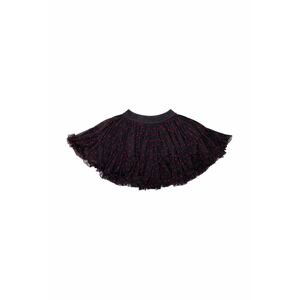Dievčenská sukňa Pinko Up čierna farba, mini, áčkový strih