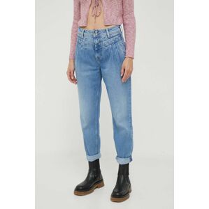 Rifle Pepe Jeans Violet dámske, vysoký pás