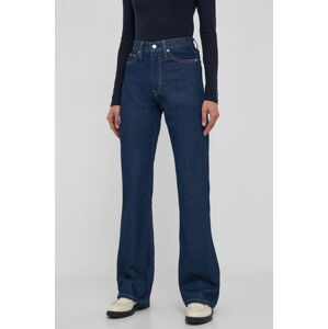 Rifle Calvin Klein Jeans AUTHENTIC BOOTCUT dámske, vysoký pás