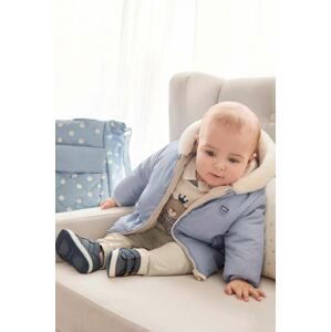 Nohavice pre bábätká Mayoral Newborn béžová farba, jednofarebné