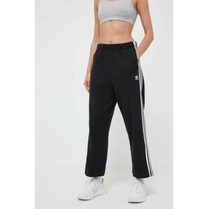 Bavlnené tepláky adidas Originals Open Hem Pant čierna farba, jednofarebné, IC5505