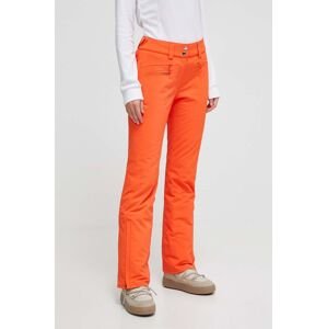 Lyžiarske nohavice Descente Nina oranžová farba