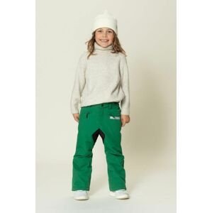 Detské lyžiarske nohavice Gosoaky zelená farba