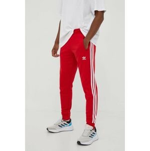 Tepláky adidas Originals Adicolor Classics 3-Stripes Pants červená farba, s nášivkou, IM2111