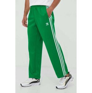 Tepláky adidas Originals Adicolor zelená farba, s nášivkou