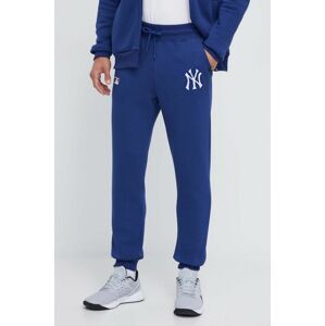 Tepláky 47brand MLB New York Yankees tmavomodrá farba, s nášivkou