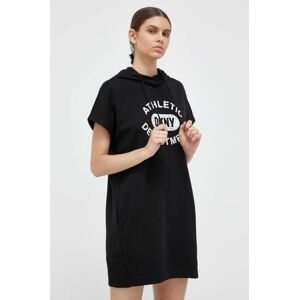 Šaty Dkny čierna farba, mini, oversize