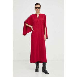 Šaty By Malene Birger červená farba, midi, oversize