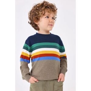 Detský sveter s prímesou vlny Mayoral béžová farba