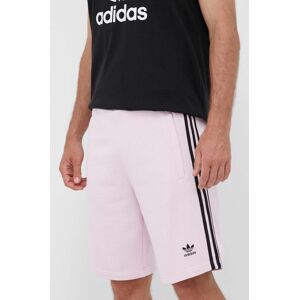 Bavlnené šortky adidas Originals ružová farba