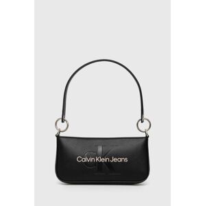 Kabelka Calvin Klein Jeans čierna farba