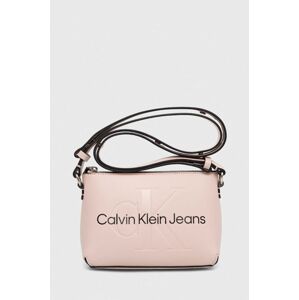 Kabelka Calvin Klein Jeans čierna farba