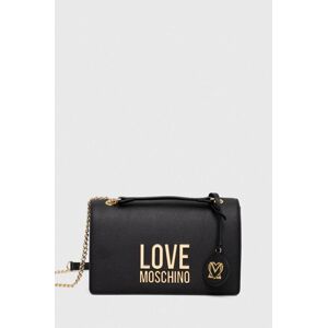 Kabelka Love Moschino čierna farba