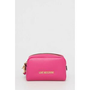 Kozmetická taška Love Moschino ružová farba